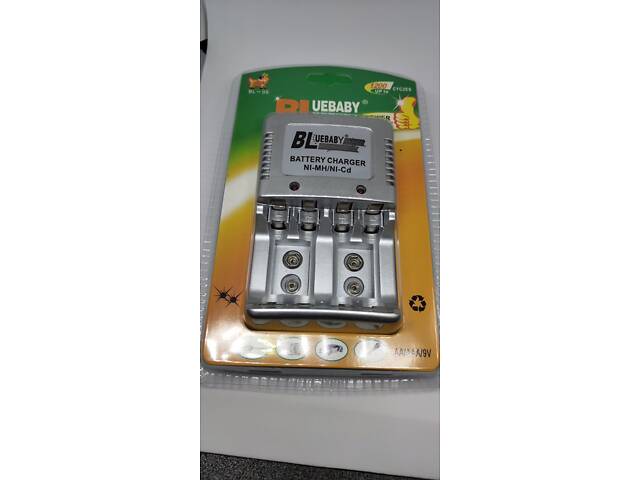 Зарядний пристрій Jiabao AA, ААА, крона 9V універсальний - Фото 1