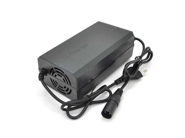 Зарядний пристрій Jinyi для акумуляторів LiFePo4 48V(58,4V),16S,6A,штекер 3-pin,з індикацією,BOX - Фото 1