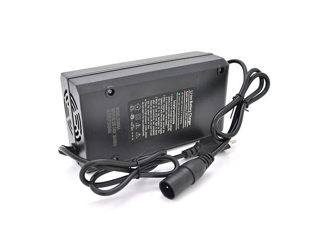 Зарядний пристрій Jinyi для акумуляторів LiFePo4 48V(58,4V),16S,6A,штекер 3-pin,з індикацією,BOX - Фото 2