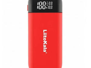 Зарядний пристрій-павербанк LiitoKala Lii-MP2 на 2 канали Red (1047-Lii-MP2RD)