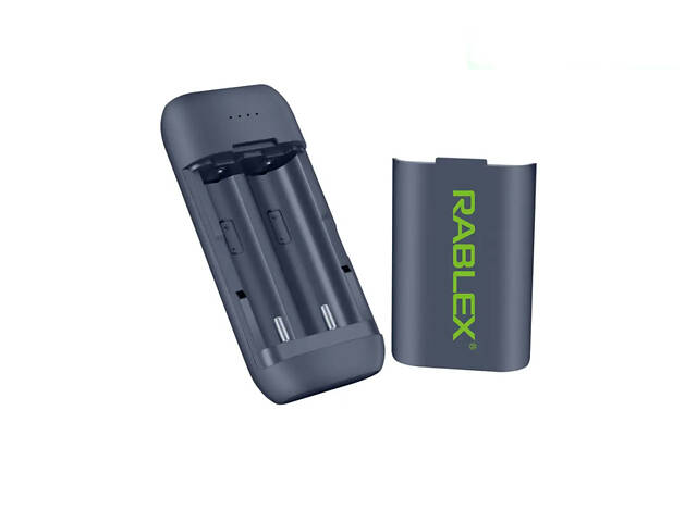 Зарядное устройство с функцией PowerBank для аккумуляторов 18650 Rablex RB-400 Черный (30151404) - Фото 3