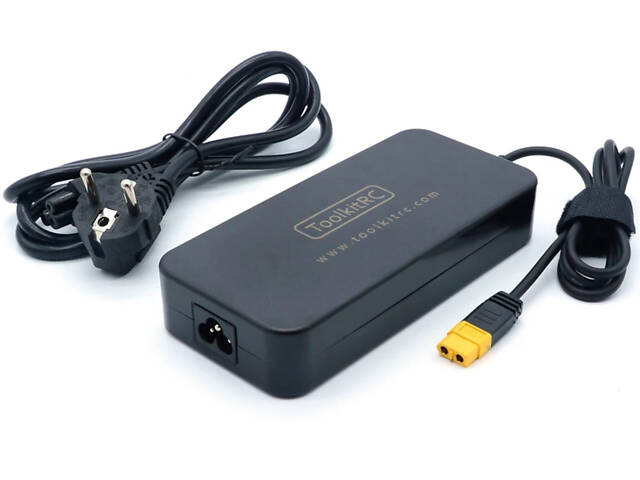 Зарядное устройство ToolkitRC M6D 500W 15A 1-6S с блоком питания ToolkitRC ADP200 200W 20V/5А, XT60 - Фото 7