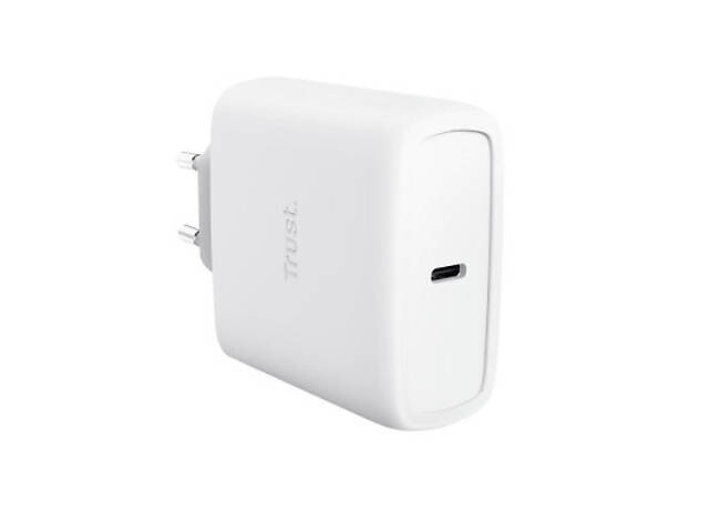 Зарядний пристрій Trust USB-C 65W GaN PD/PPS white (25524_TRUST) - Фото 2
