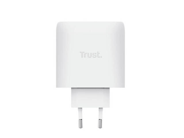 Зарядний пристрій Trust USB-C 65W GaN PD/PPS white (25524_TRUST) - Фото 6