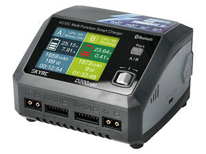 Зарядний пристрій універсальний дуо SkyRC D200neo 200W/800W з блоком живлення (SK-100196)