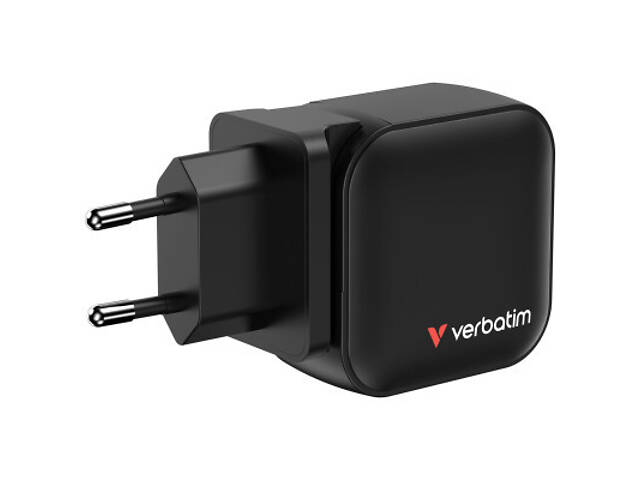 Зарядний пристрій Verbatim MiniGaN 70 W 3 ports (2xUSB-C/1xUSB-A) (32229) - Фото 2