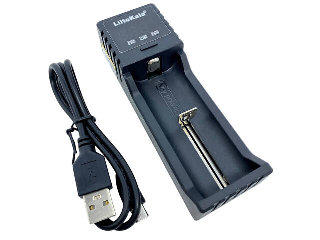 Зарядний пристрій зарядка для акумулятора 18650 та інших 1 комірка дисплей захист від перезаряду LiitoKala - Фото 5