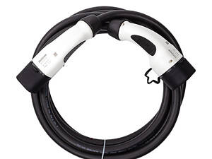 Зарядний кабель для електромобіля 22 кВт 32А 3-фази 5м Type 2 (станція) - Type 2 (європейське авто) Duosida, BMW Bolt E