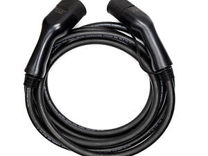 Зарядний кабель для електромобіля 22 кВт 32А 3-фази 5м Type 2 (станція) - Type 2 (європейське авто) HiSmart, BMW Bolt E