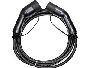 Зарядний кабель для електромобіля 7.4 кВт 32А 1-фаза 5м Type 2 (станція) - Type 2 (європейське авто HiSmart, BMW Bolt E