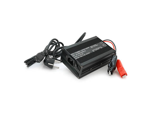 Зарядний пристрій для акумуляторів Li-ion 33.6V,8S,8A,+ крокодили,135x90x50mm - Фото 1