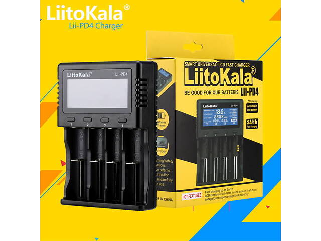 Зарядное устройство Li-ion/ NiMH LiitoKala Lii-PD4 на четыре канала - Фото 1