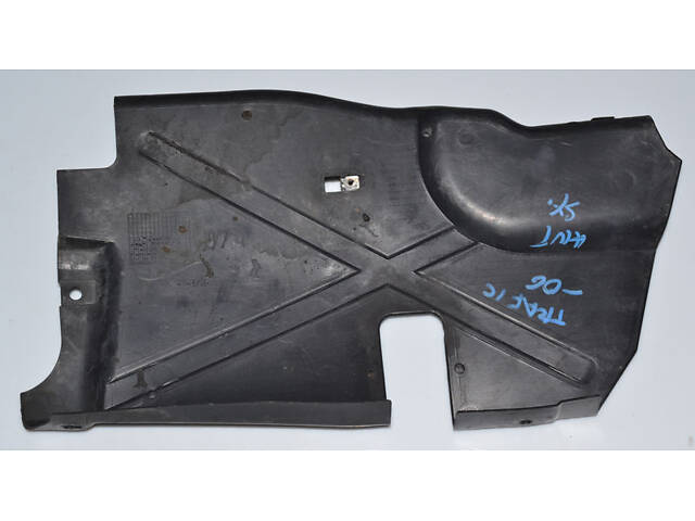 Защита двигателя левая пластик 8200197776 RENAULT Trafic 00-14; NISSAN Primastar 02-14; OPEL Vivaro 01-14 - Фото 1