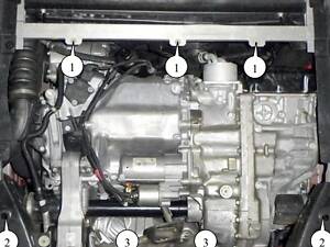 Защита двигателя Mini Cooper (F56) 2014- Kolchuga