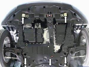 Защита двигателя Mitsubishi Lancer Х 2007- Kolchuga
