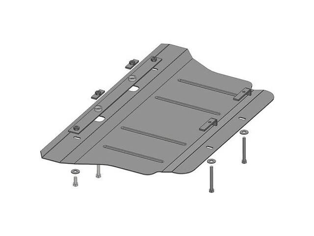 Защита двигателя на Audi 100 1990-1994 A6 1994-1997 (Кольчуга)