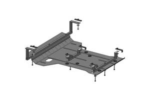 Защита двигателя на Maserati Ghibli 2013-2023 Quattroporte 2013-2023 (Кольчуга)