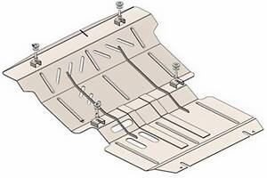 Защита двигателя на Mitsubishi L200 2019-2021 (Кольчуга)