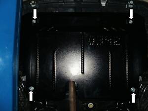Защита двигателя Toyota Yaris III XP13 2011-2017 Kolchuga
