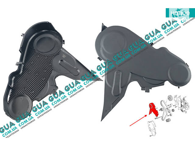 Защита ремня ГРМ наружная верхняя 118670 VW / ВОЛЬКС ВАГЕН CRAFTER 2006- / КРАФТЕР 06-, VW / ВОЛЬКС ВАГЕН TRANSPORTER V
