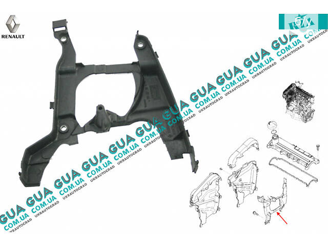 Защита ремня ГРМ внутренняя 8200302572 Nissan/НИССАН KUBISTAR 1997-2008/КУБИСТАР 97-08, Renault/РЕНО KANGOO 1997-2