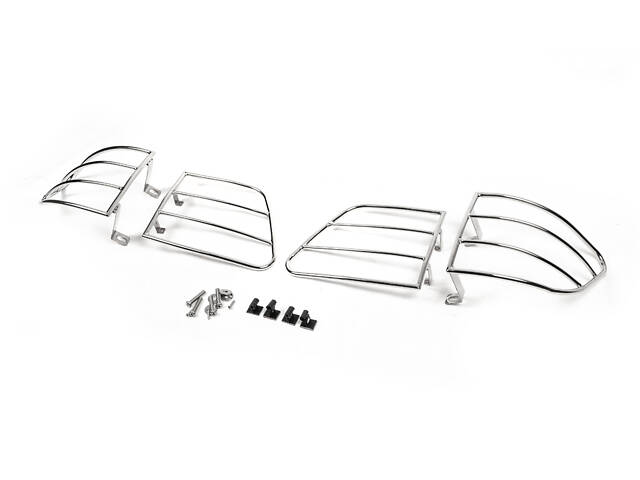 Защита задних фонарей (нерж) для Toyota Fortuner 2006-2015 гг - Фото 1