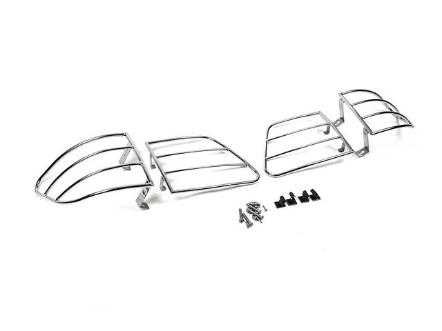 Защита задних фонарей (нерж) для Toyota Fortuner 2006-2015 гг - Фото 3