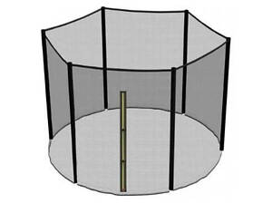 Защитная сетка для батута 8FT 252см - 244см на 6 стоек внешняя сетка