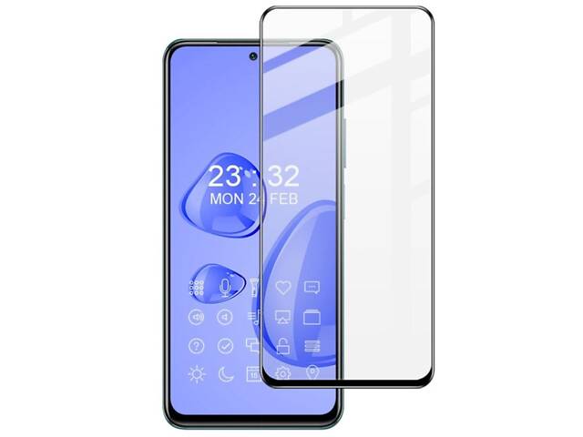 Защитное стекло Full Glue для телефона Xiaomi Redmi Note 11 5G / Note 12 / Note 12 Pro 4G - Black - Фото 1