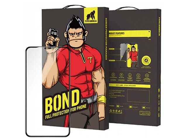 Защитное Стекло Type Gorilla 2.5D HD NPT1 iPhone 14 Pro Transparent - Фото 1