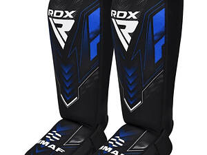 Защита для голеней и стоп RDX NEOPRENE SHIN INSTEP IMMAF-1-BLUE-XL