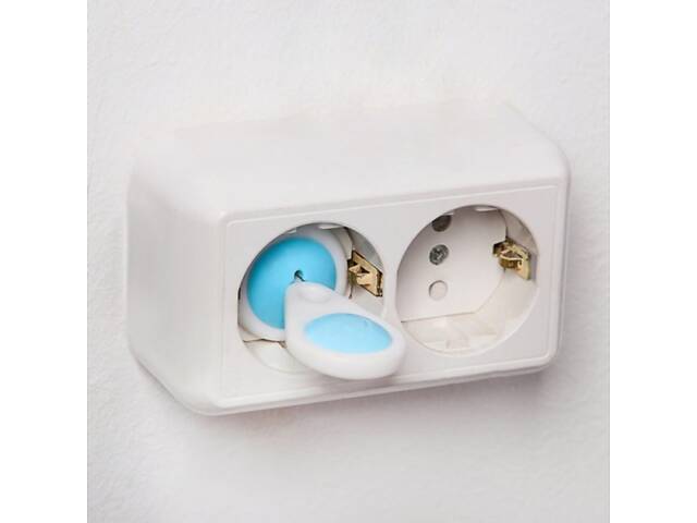 Захисні заглушки на розетки для захисту дітей 6шт. - Фото 2