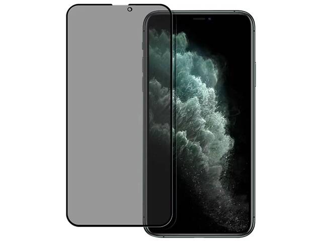 Защитное стекло Privacy Protection для Apple iPhone 16 Pro Max - Black - Фото 2