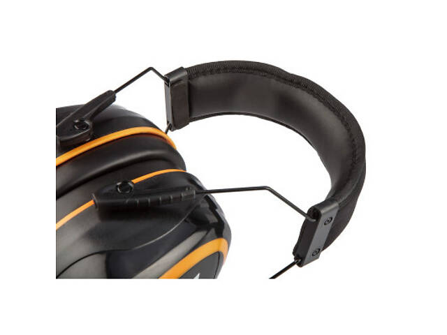 Захисні навушники Neo Tools SNR 30дБ, категорія III, ізолююча піна G-TECH, 0.26кг, чорні (97-563) - Фото 6