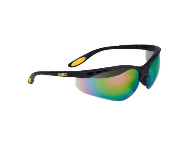 Захисні окуляри DeWALT Reinforcer, кольорові дзеркальні, полікарбонатні (DPG58-6D) - Фото 1