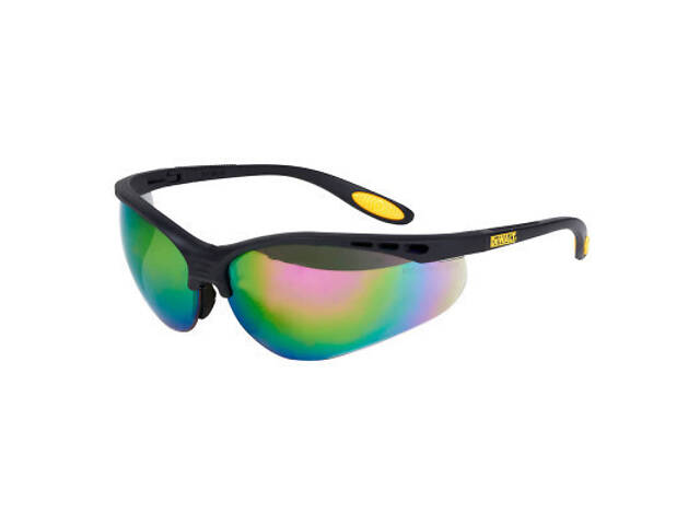 Захисні окуляри DeWALT Reinforcer, кольорові дзеркальні, полікарбонатні (DPG58-6D) - Фото 3
