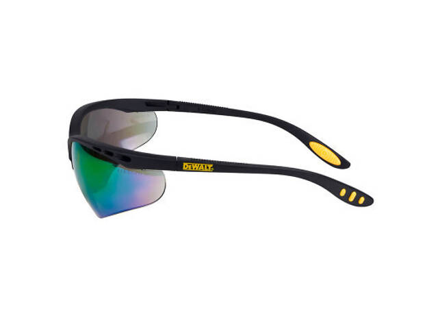 Захисні окуляри DeWALT Reinforcer, кольорові дзеркальні, полікарбонатні (DPG58-6D) - Фото 4