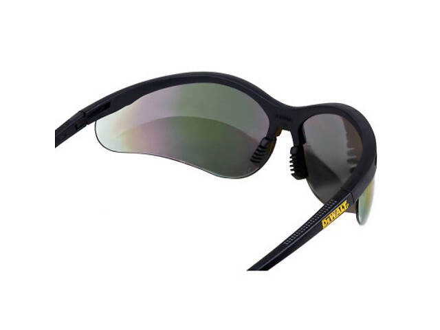 Захисні окуляри DeWALT Reinforcer, кольорові дзеркальні, полікарбонатні (DPG58-6D) - Фото 5