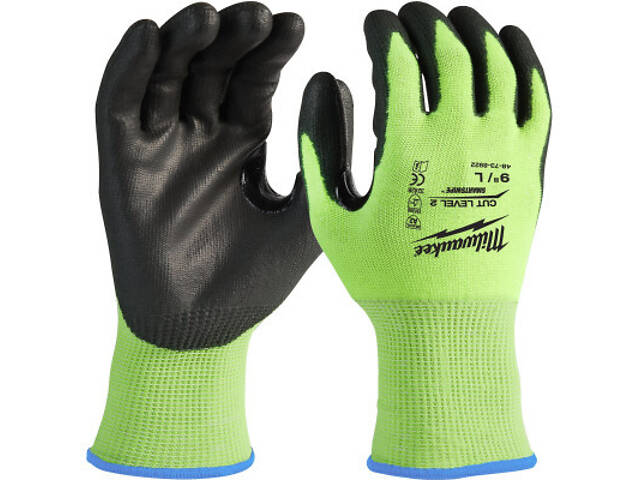 Захисні рукавички Milwaukee сигнальні з рівнем опору порізам 2, XL/10 (4932479924) - Фото 1