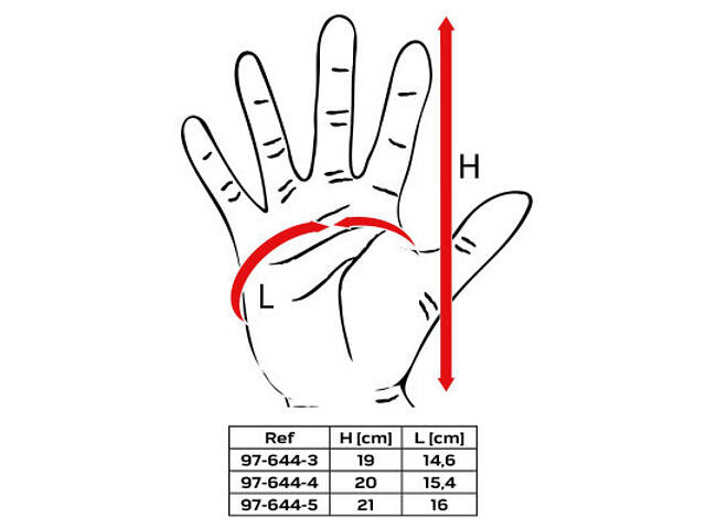 Захисні рукавички Neo Tools дитячі латекс, поліестер, дихаюча верхня частина, р.4, помаранчевий (97-644-4) - Фото 7