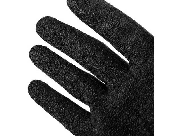 Захисні рукавички Neo Tools комплект 12шт, поліестер з латексним покриттям, р.8, червоно-чорний (97-645-8) - Фото 4