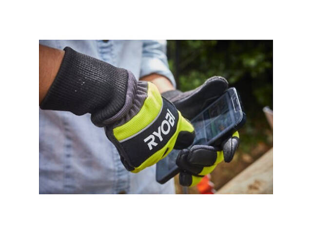 Захисні рукавички Ryobi RAC258XL для роботи з ланцюговою пилою вологозахист, р. XL (5132005712) - Фото 4