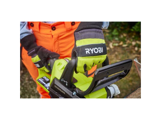 Захисні рукавички Ryobi RAC258XL для роботи з ланцюговою пилою вологозахист, р. XL (5132005712) - Фото 5