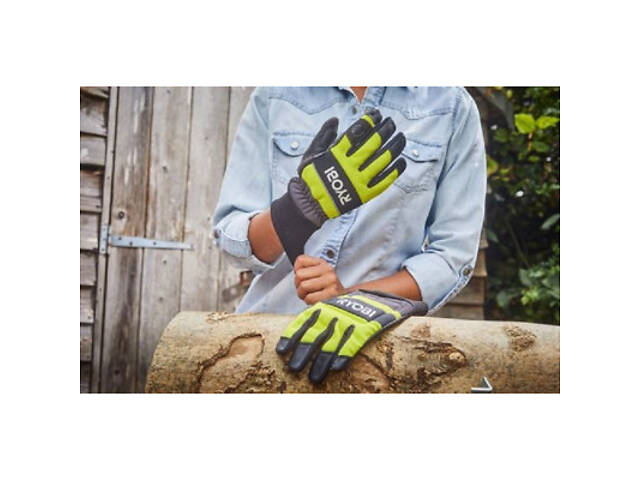 Захисні рукавички Ryobi RAC258XL для роботи з ланцюговою пилою вологозахист, р. XL (5132005712) - Фото 7