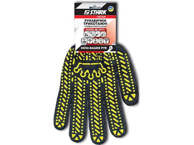 Захисні рукавички Stark Корона 6 ниток 10 шт (510561102.10) - Фото 3