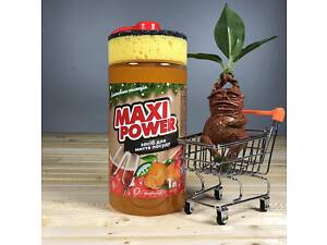 Засіб для миття посуду Maxi Power Мандарин з губкою - 1 л.