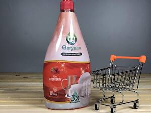 Средство для мытья посуды с дозатором Bergreen Малина - 1 л.