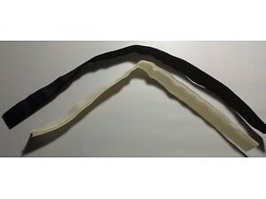 Застібка липучка 2 см стрічка жорстка обидві частини чорна 48 см, біла 45 см.