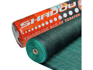 Затеняющая сетка Shadow 60% 8x50 м для защиты растений от солнца и насекомых, зелёная, с УФ-стабилизацией