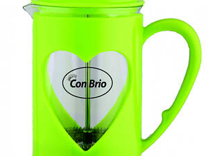 Заварник 800 мл стекло + пластик Сon Brio СB5680зел